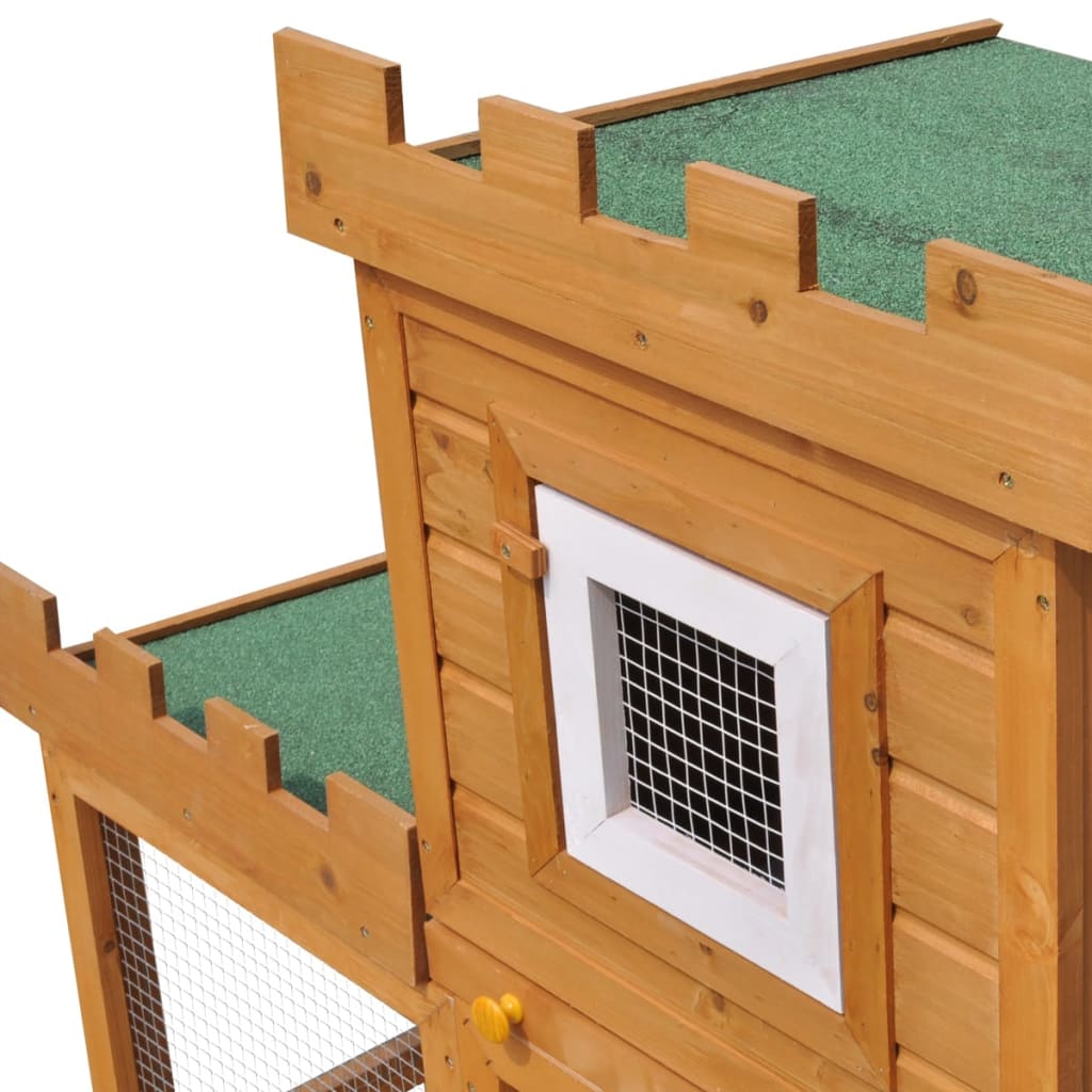 NNEVL Outdoor Large Rabbit Hutch House Pet Cage Single House